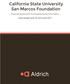 California State University San Marcos Foundation