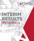 INTERIM RESULTS FOR THE SIX MONTHS ENDED 31 DECEMBER 2016