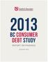 Proposal Administrators & Trustees in Bankruptcy BC CONSUMER DEBT STUDY REPORT ON FINDINGS.   1