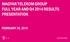 MAGYAR TELEKOM GROUP FULL YEAR AND Q RESULTS PRESENTATION FEBRUARY 26, 2015