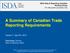 A Summary of Canadian Trade Reporting Requirements