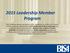 2015 Leadership Member Program