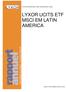 LYXOR INTERNATIONAL ASSET MANAGEMENT (LIAM) LYXOR UCITS ETF MSCI EM LATIN AMERICA