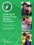 School Year Budget Planning BUDGET FORUM #2