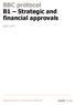 BBC protocol B1 Strategic and financial approvals