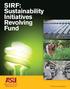 SIRF: Sustainability Initiatives Revolving Fund