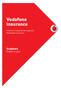 Vodafone. Insurance. Vodafone. Power to you. Vodafone Corporate Damage and Breakdown Insurance