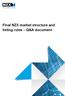 Final NZX market structure and listing rules Q&A document