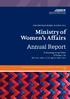 Ministry of Women s Affairs