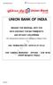 UNION BANK OF INDIA REQUEST FOR PROPOSAL (RFP) FOR RATE CONTRACT FOR BATTERIES WITH AND WITHOUT UPS SYSTEMS