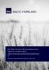 INVL Baltic Farmland, AB Consolidated Interim Report for 6 months of 2018