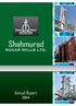 SHAHMURAD SUGAR MILLS LTD. Company Information Mission & Vision Statements Code of Conduct Notice of Annual General Meeting...