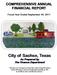 City of Sachse, Texas As Prepared by The Finance Department
