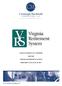 GASB STATEMENT NO. 75 REPORT FOR THE VIRGINIA RETIREMENT SYSTEM