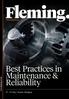 Training. Best Practices in Maintenance & Reliability.   9 th - 11 th May Detroit, Michigan
