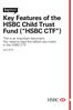 Key Features of the HSBC Child Trust Fund ( HSBC CTF )