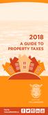 A GUIDE TO PROPERTY TAXES