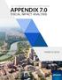 CITY OF EDMONTON ANNEXATION APPLICATION APPENDIX 7.0 FISCAL IMPACT ANALYSIS