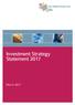 West Midlands Pension Fund. Investment Strategy Statement 2017