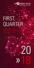 FIRST QUARTER UNAUDITED CONDENSED INTERIM FINANCIAL STATEMENTS AS OF MARCH 31, «