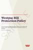Westpac Bill Protection Policy