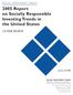 2005 Report on Socially Responsible Investing Trends in the United States