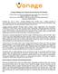 Vonage Holdings Corp. Reports Second Quarter 2013 Results