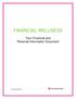 FINANCIAL WELLNESS. Your Financial and Personal Information Document