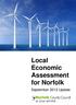 Local Economic Assessment for Norfolk. September 2013 Update
