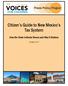 Citizen s Guide to New Mexico s Tax System