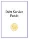 JOSEPHINE COUNTY, OREGON Table of Contents. Debt Service Funds