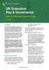 UK Executive Pay & Governance