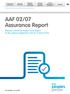 AAF 02/07 Assurance Report
