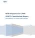 NFA Response to CPMI- IOSCO Consultative Report. Harmonisation of the Unique Product Identifier