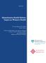 Massachusetts Health Reform: Impact on Women s Health