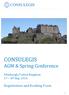 CONSULEGIS AGM & Spring Conference. Edinburgh/United Kingdom 1st 4th May Registration and Booking Form.