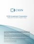CION Investment Corporation A Middle Market-Focused Business Development Company