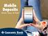 Mobile Deposits. Guaranty Bank. Quick, Easy, & Free! Guaranty Bank. Apply today for Mobile Deposits! Guaranty Bank AND TRUST COMPANY