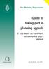 The Planning Inspectorate Guide to taking part in planning appeals