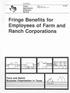 Fringe Benefits for Employees of Farm and Ranch Corporations