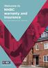 Welcome to NHBC warranty and insurance. For homes registered from 1 April 2018