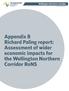 Assessment of Wider Economic Impacts for the Wellington Northern Corridor RoNS. FINAL REPORT Version 1.0. Submitted by Richard Paling Consulting