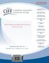CIFF. Canadian Insurance Financial Forum. Where finance professionals like you will want to be.