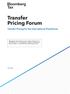 Transfer Pricing Forum