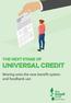 The next stage of. Universal Credit. Moving onto the new benefit system and foodbank use