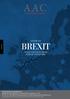 BREXIT GUIDE TO WHAT COULD IT MEAN FOR UK INVESTORS? Advanced Asset Consultants Ltd Chartered Financial Planners, 23 Newton Place, Glasgow, G3 7PY