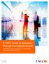 A CFO S GUIDE TO EXPANSION THROUGH INTERNATIONAL GROWTH. companies adopting an international approach to business growth.