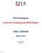 PEFA Handbook. Volume III: Preparing the PEFA Report FINAL VERSION