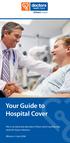 Your Guide to Hospital Cover