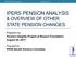 IPERS PENSION ANALYSIS & OVERVIEW OF OTHER STATE PENSION CHANGES